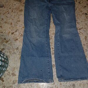 Made Well Men's Blue Jeans Mid-Rise Kick Out SZ 32